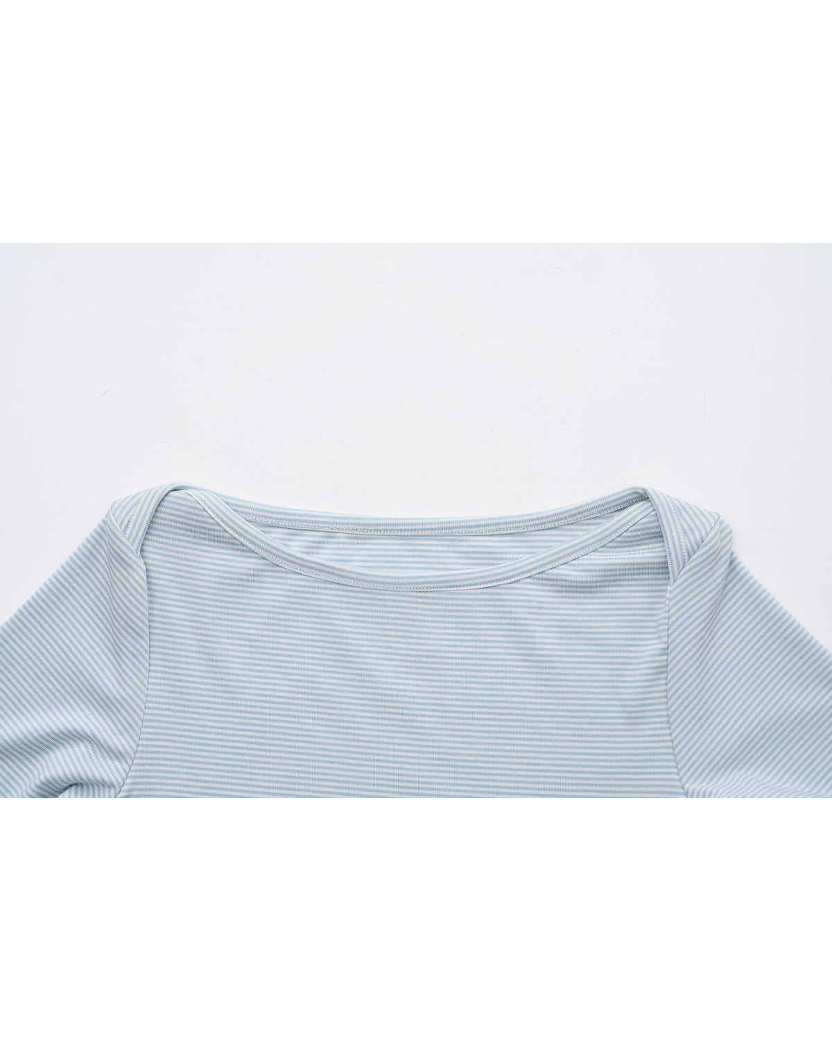 【10月上旬発送予定】Clover Bee Border Boatneck Tee(Mint)