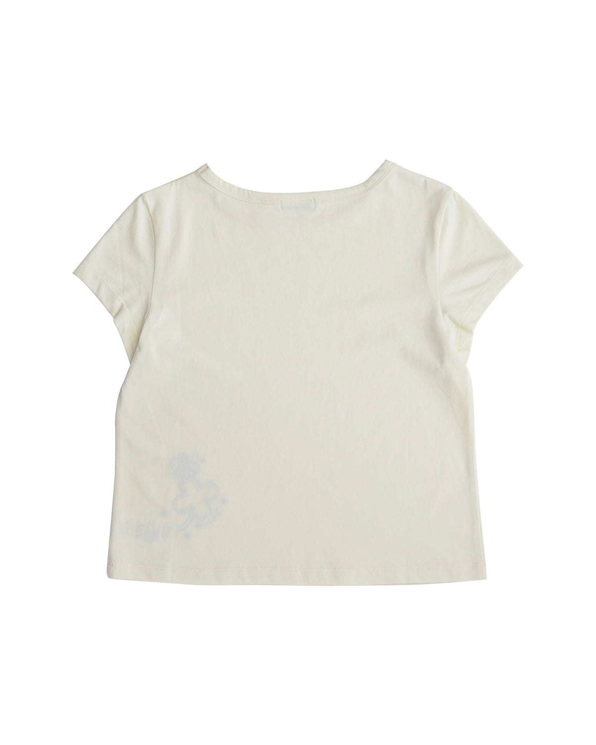 Lucky Bee Embroidery Tee (Cream)