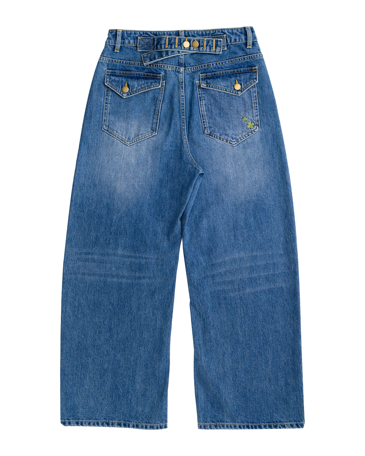 Lucky Clover Clinch-Back Jeans