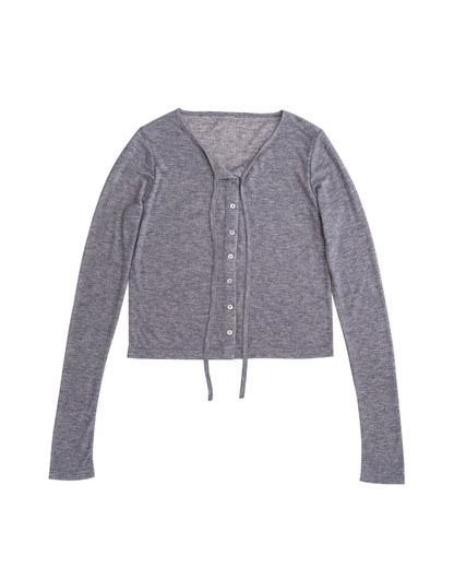 【9月下旬発送予定】Sheer Ribbon Cardigan