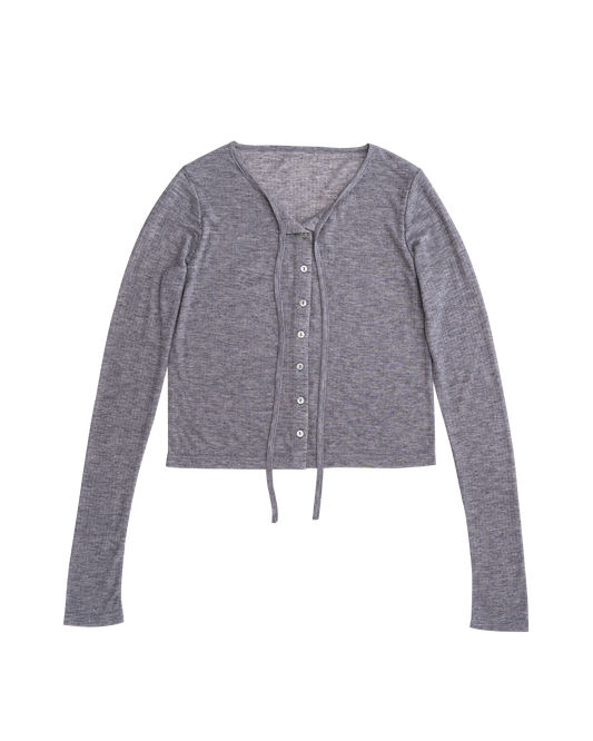 【9月下旬発送予定】Sheer Ribbon Cardigan
