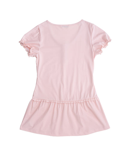 Ruffle Henley Mini Dress