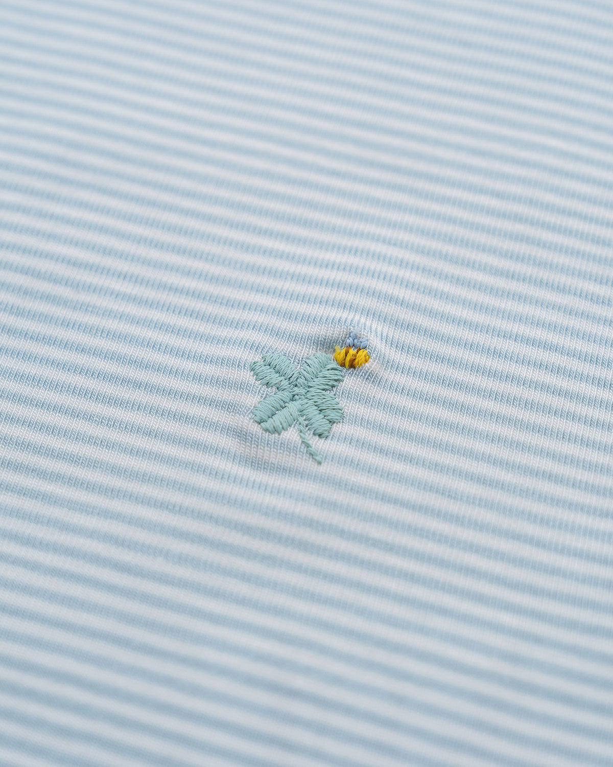 【10月上旬発送予定】Clover Bee Border Boatneck Tee(Mint)