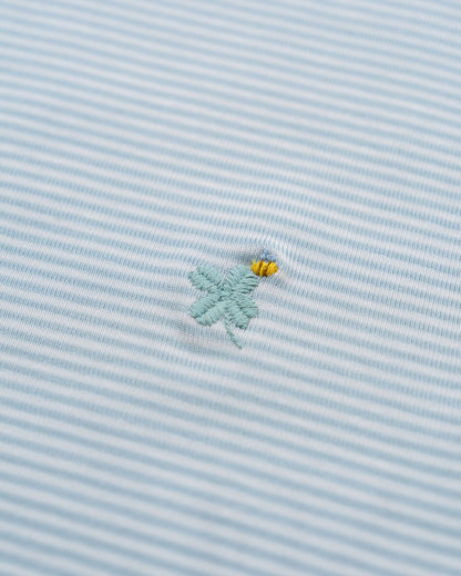 【10月上旬発送予定】Clover Bee Border Boatneck Tee(Mint)