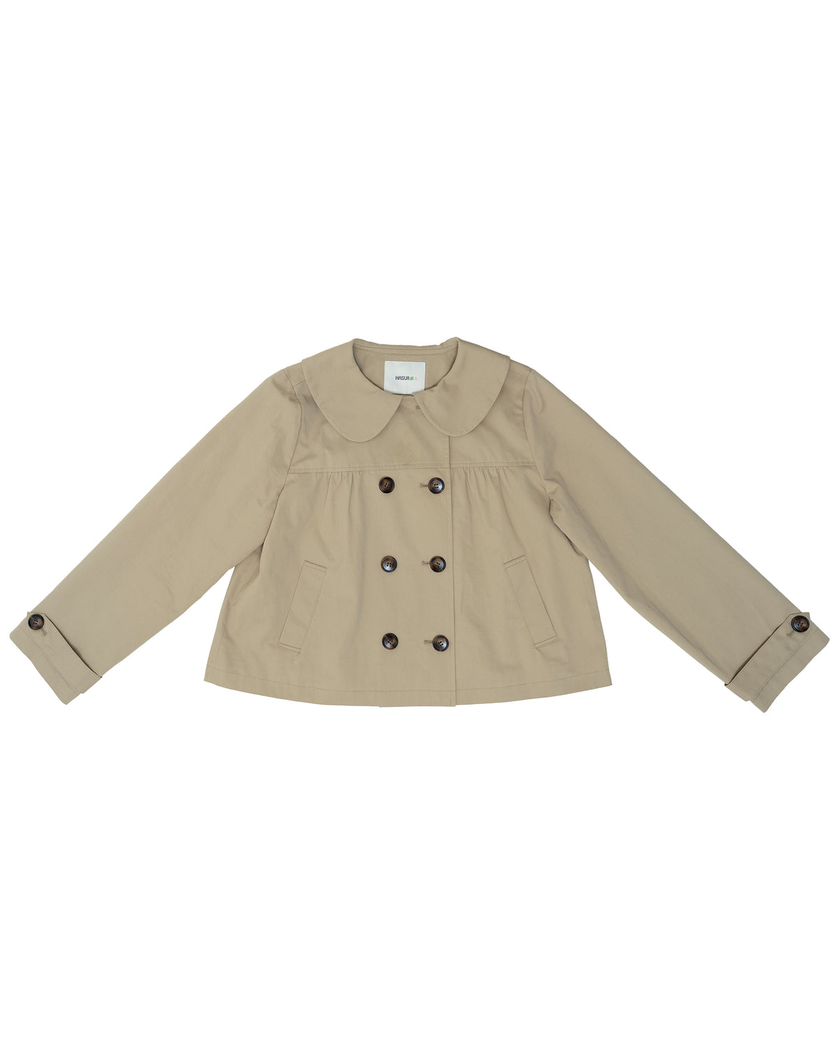 Babydoll Double-Breasted Jacket（Fawn）