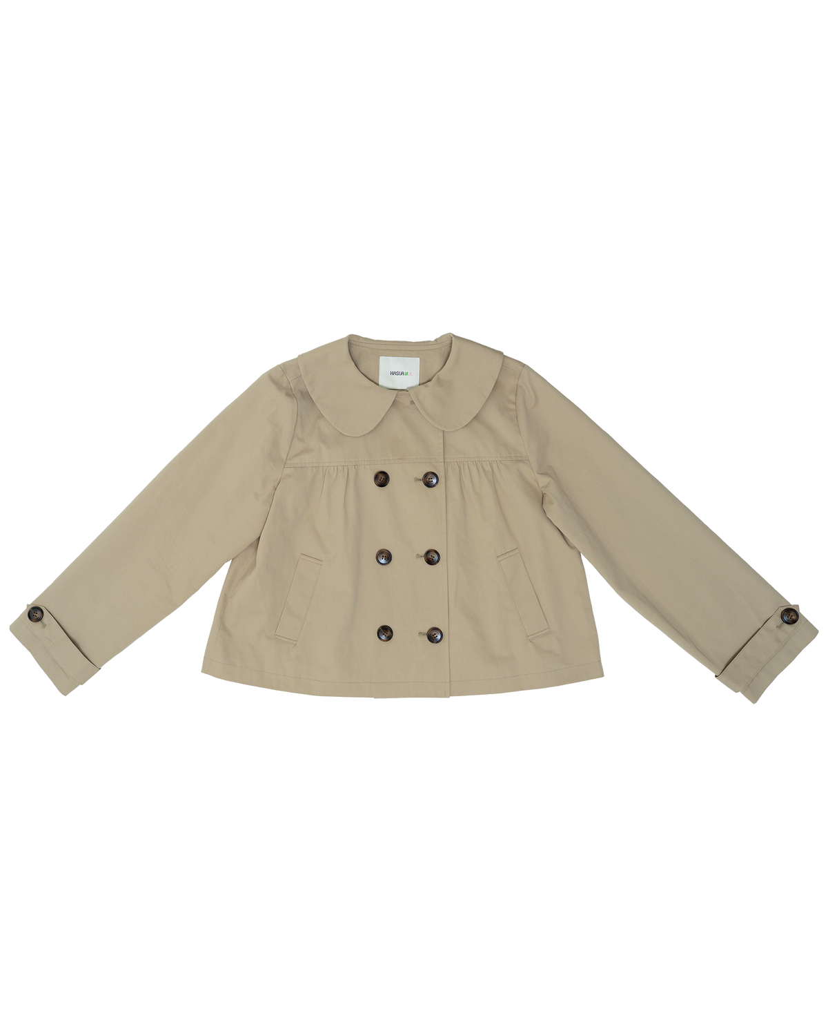 Babydoll Double-Breasted Jacket（Fawn）