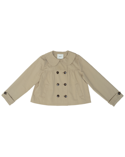 Babydoll Double-Breasted Jacket（Fawn）
