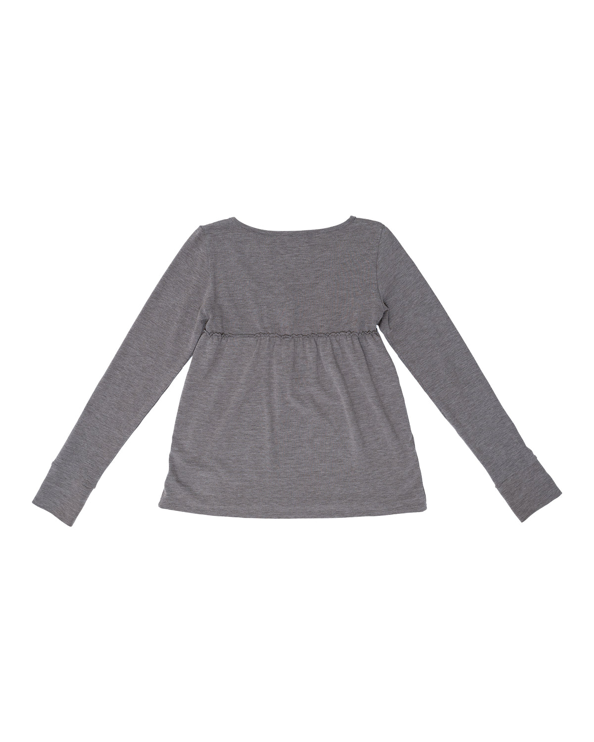 Lucky Bee Babydoll Top （Gray）