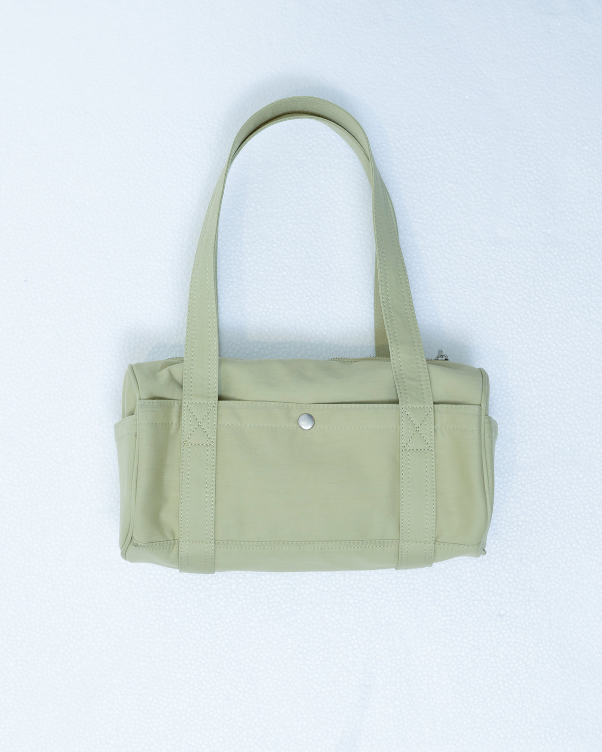 HASUA Canvas Mini Boston Bag （Pear green）