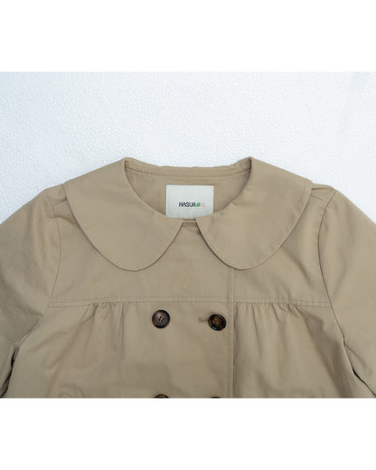 Babydoll Double-Breasted Jacket（Fawn）