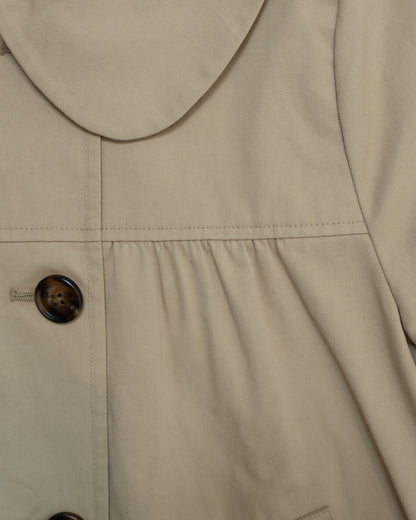 Babydoll Double-Breasted Jacket（Fawn）