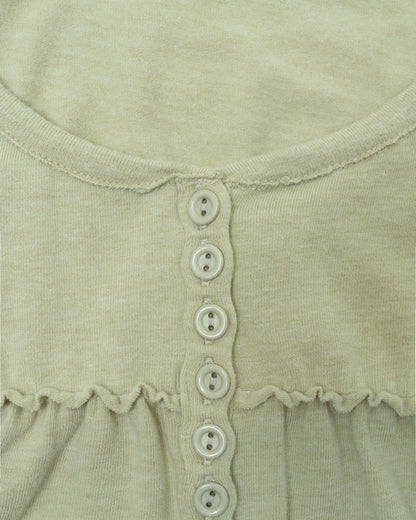 Lucky Bee Babydoll Top （Pear green）