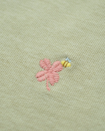 Lucky Bee Babydoll Top （Pear green）