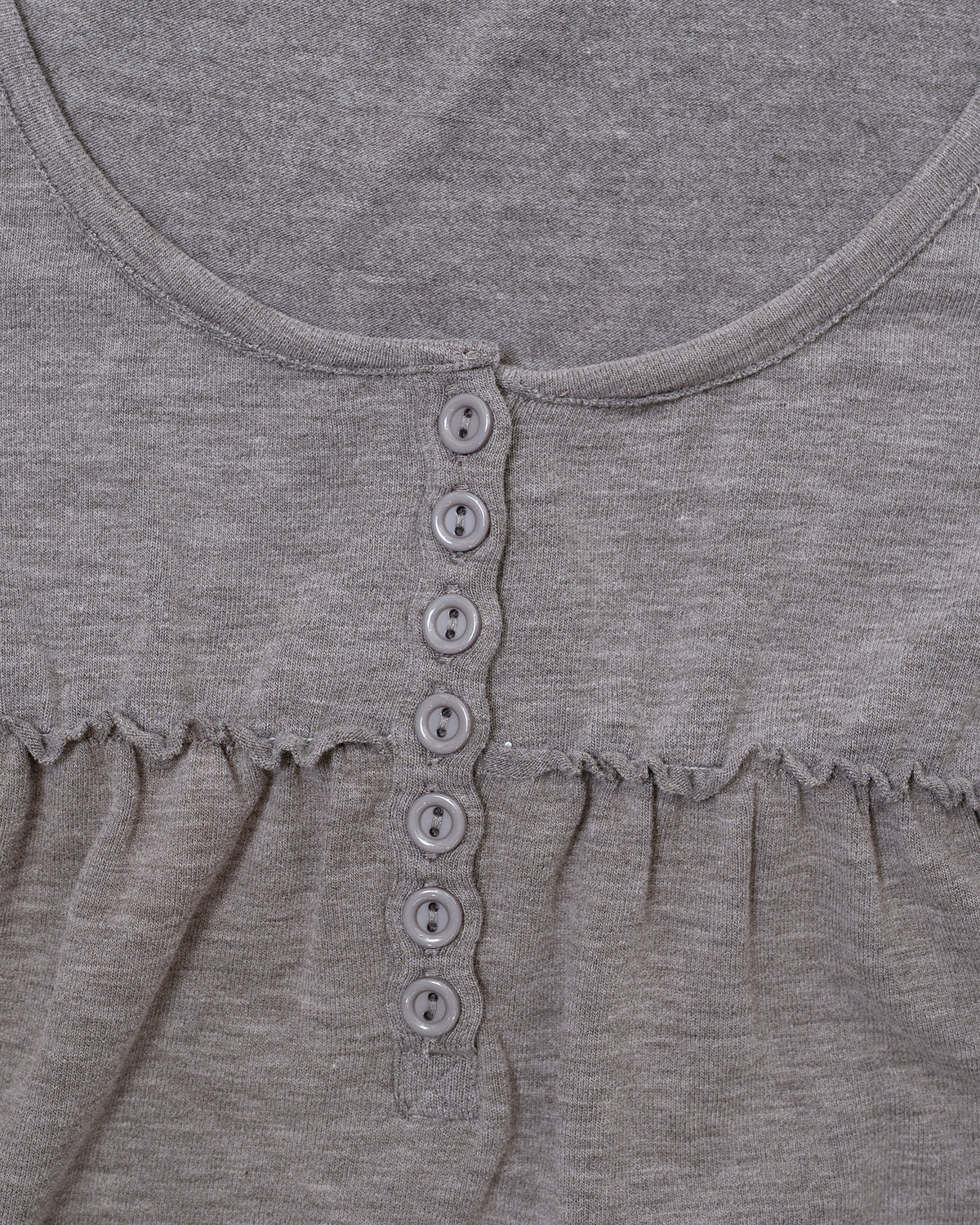 Lucky Bee Babydoll Top （Gray）