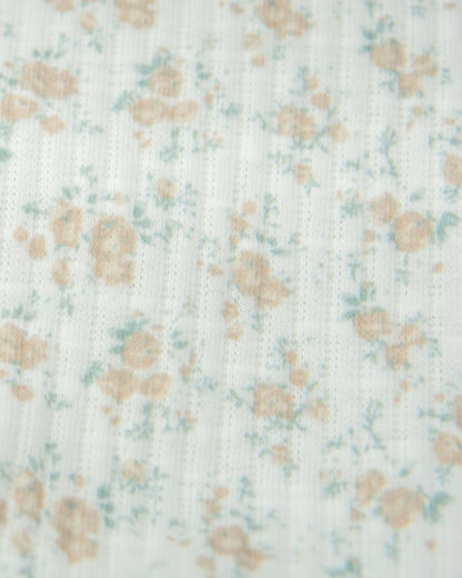 Vintage Floral Lace Padded Camisole（Ivory）