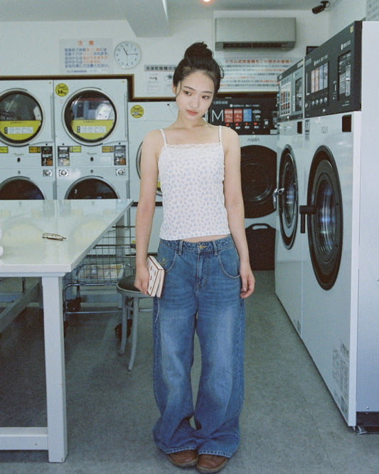Lucky Clover Clinch-Back Jeans